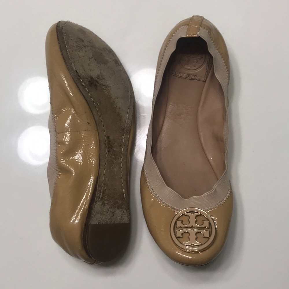 Tory Burch Caroline Tan Flats